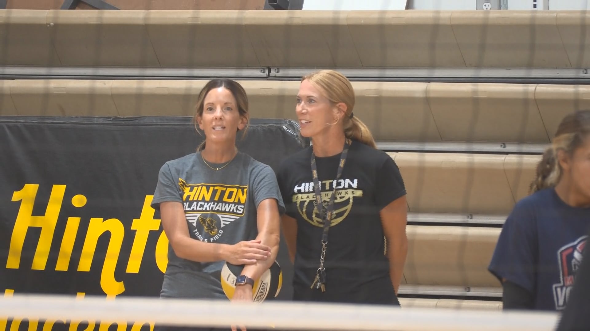 Hinton Volleyball Co-Head Coach Featured on KTIV’s ‘Coach’s Corner’