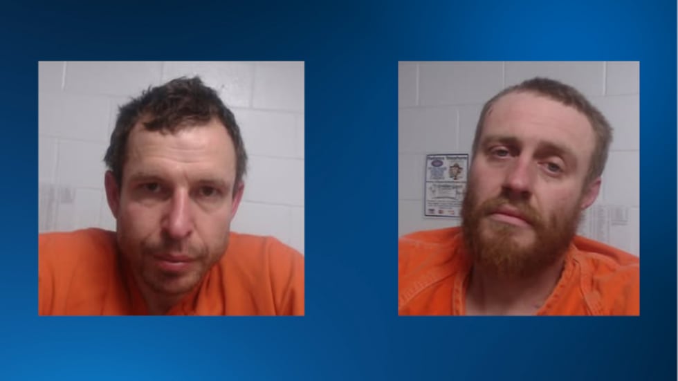 Jory Embacher and Brenson Juni were arrested after deputies responded to an active burglary...