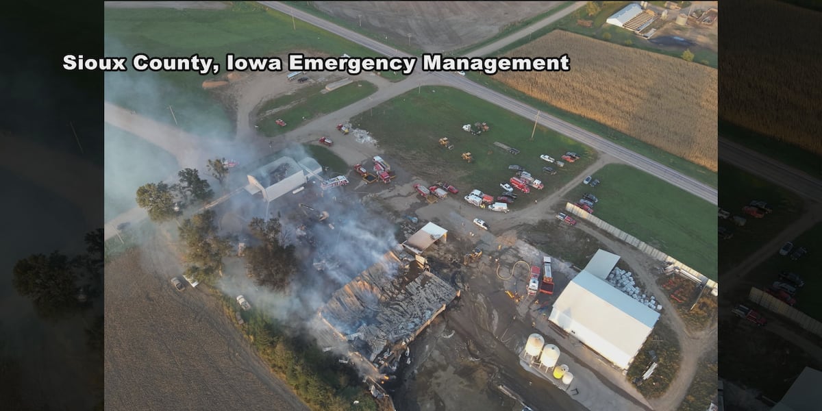 Ktiv Fire at Sioux County dairy operation fully extinguished, no injuries ...
