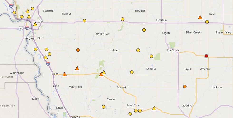 Northwest Iowa Power Outages Midamerican Energy