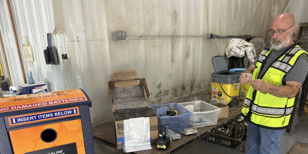 After several fires, Iowa landfill launches lithium-ion battery recycling bins