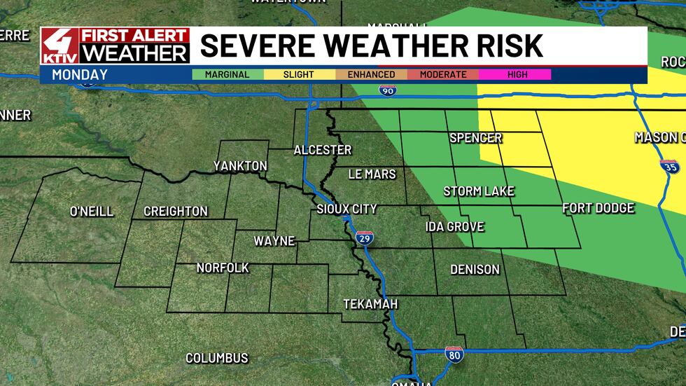 Ktiv A hot afternoon will give way to a chance for severe weather tonight