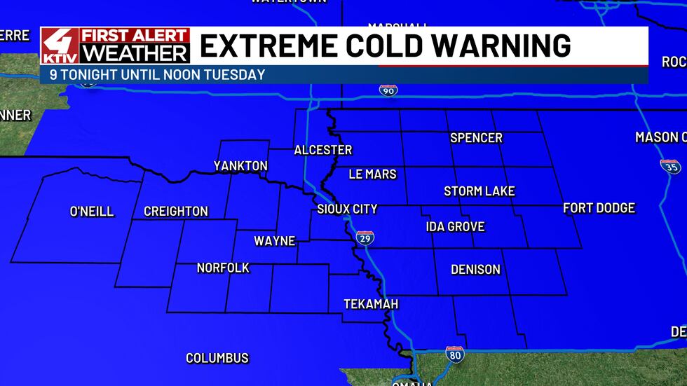 Ktiv FIRST ALERT WEATHER DAYS: Dangerous to extreme cold will impact much of ...