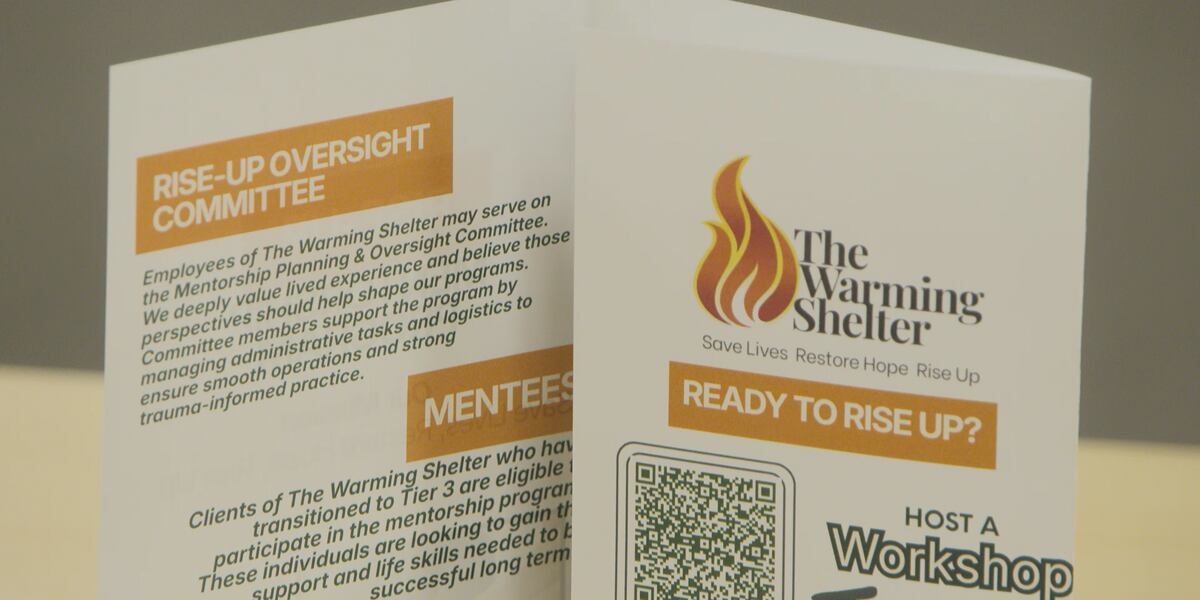 Warming Shelter launches a mentor program to support clients working ...
