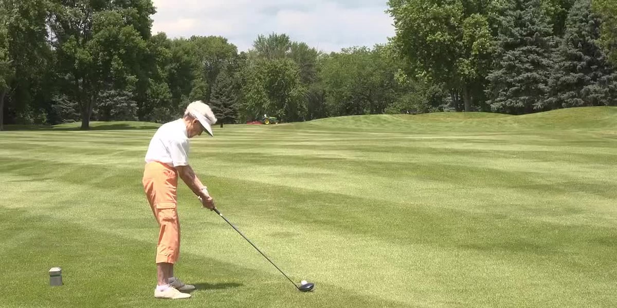 At 99, Spencer golfer says weekly rounds help keep her young