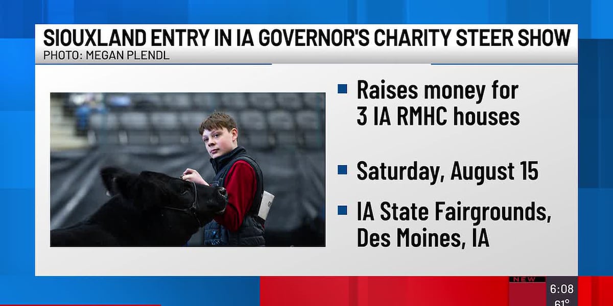 Kingsley Boy to Represent Ronald McDonald House Of Siouxland