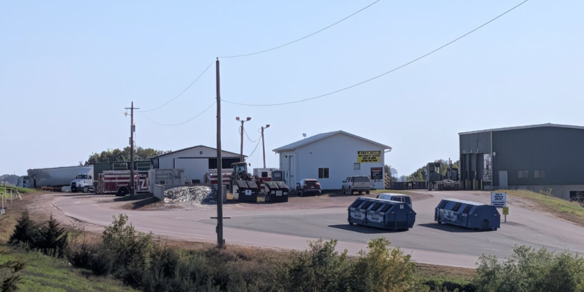 Ktiv First responders sent to the Sioux City Landfill
