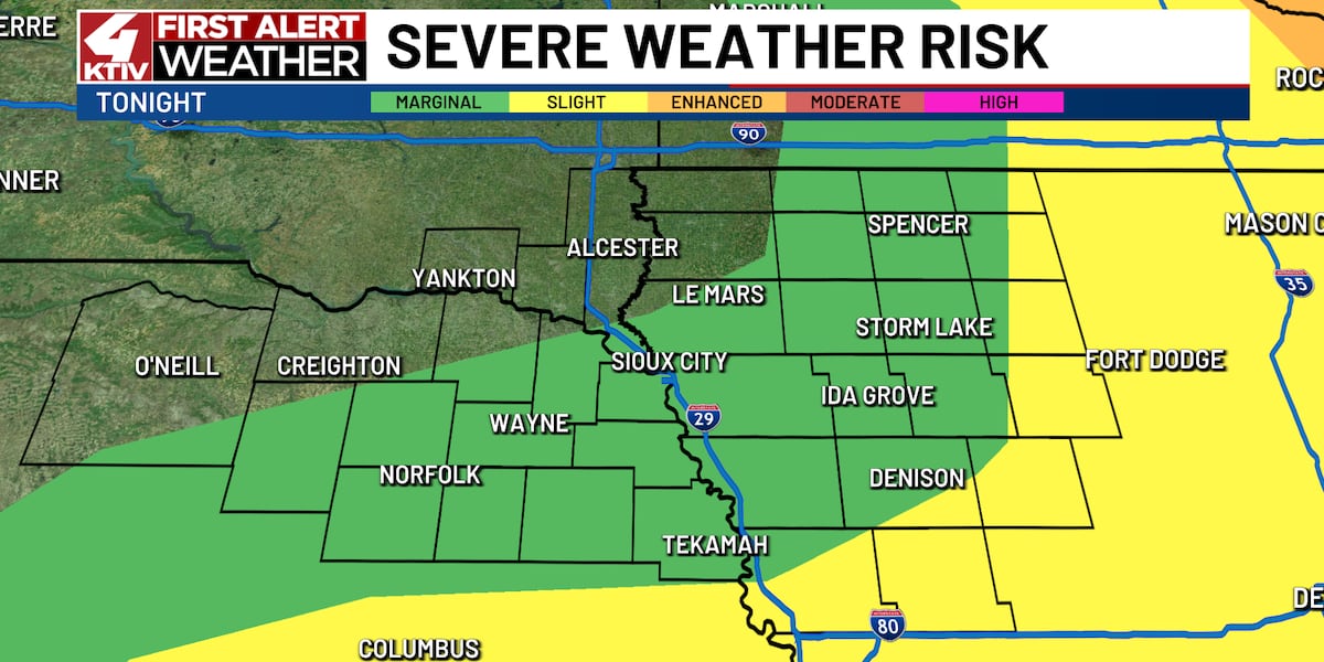 More storm chances expected with an additional temperature cooldown