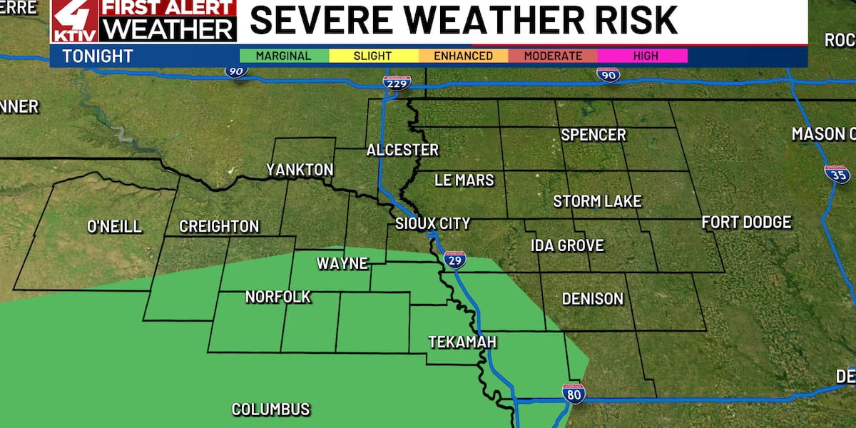 September arrives with warmth and a couple of storm chances