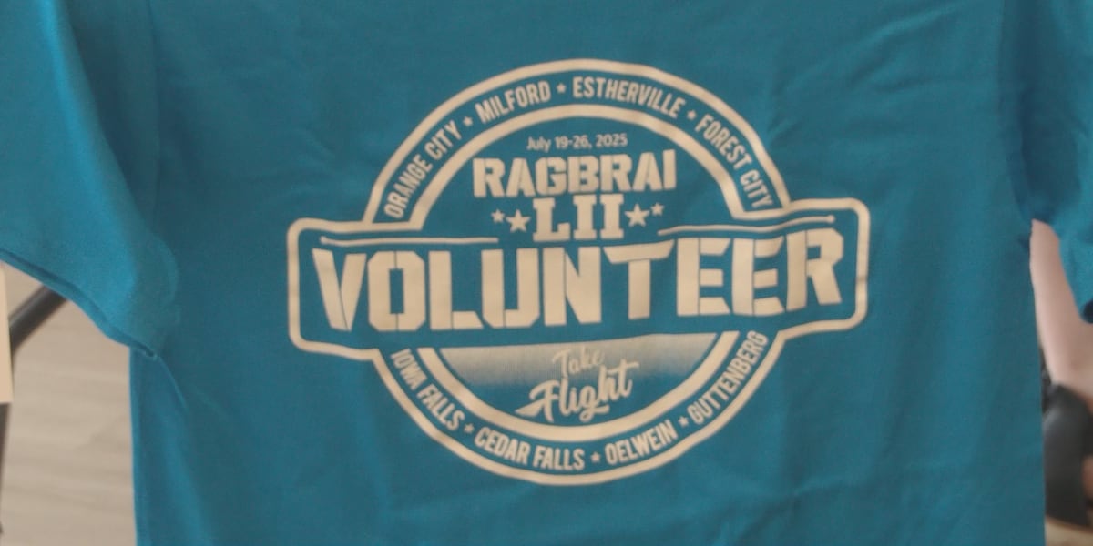 Volunteers are getting ready for RAGBRAI