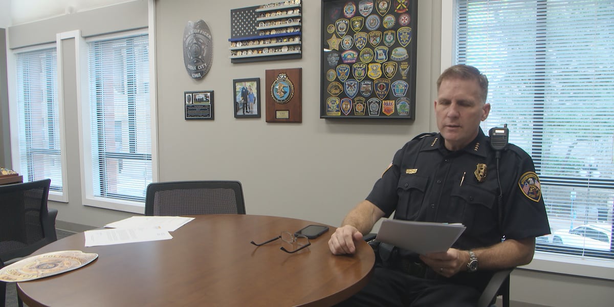 ‘You can't put a price on that' - Sioux City Police Chief defends School Resource Officers after statewide report