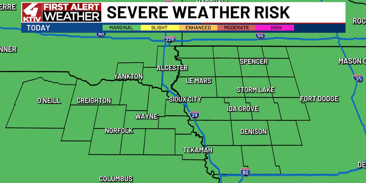 Saturday Severe Weather Potential
