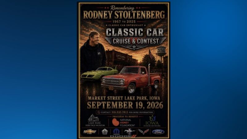 Classic Car Cruise and Contest flyer