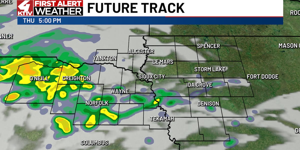 Isolated shower chances return Thursday followed by a hot weekend ahead