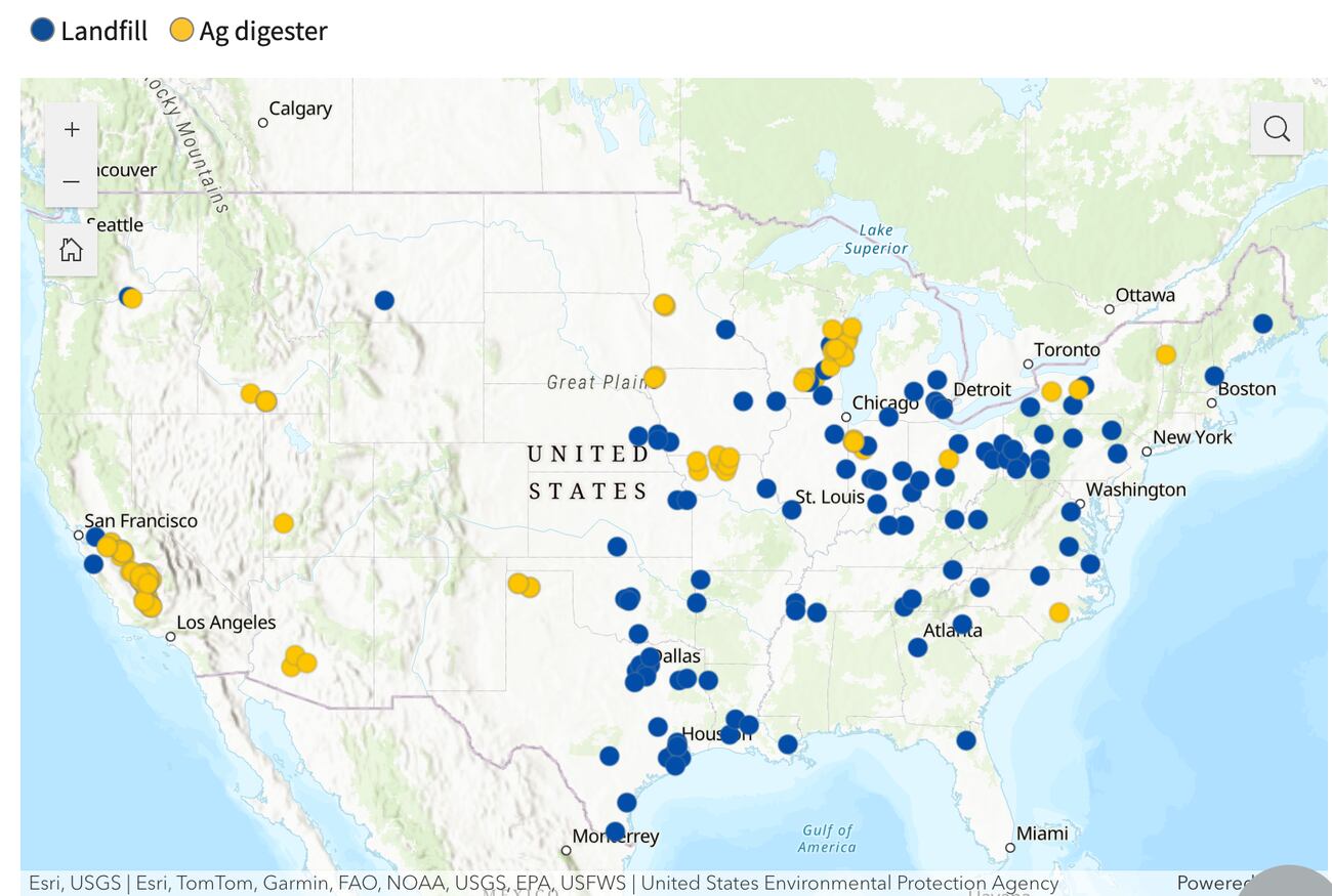 Several Iowa landfills are capturing methane and converting it to ...