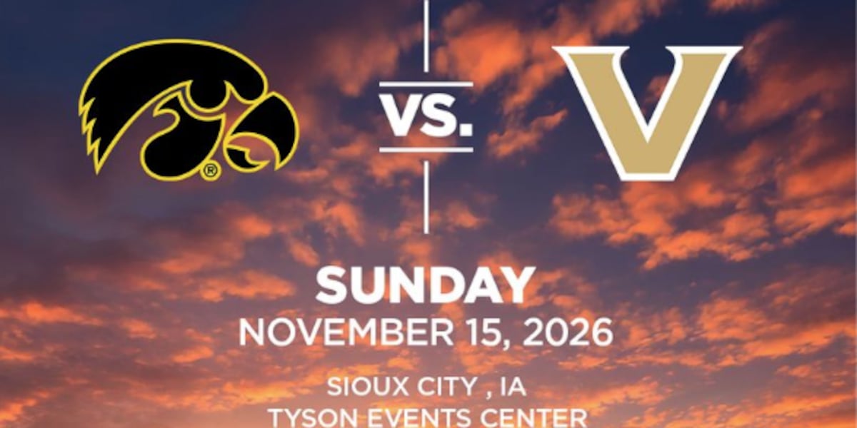 Η Iowa Hawkeyes φέρνει τον αγώνα μπάσκετ γυναικών στο Sioux City