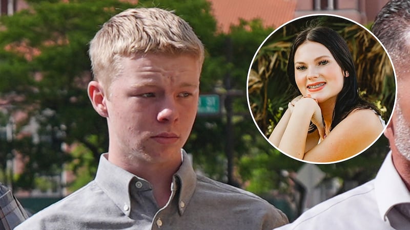 Timothy Hudson, 16, is charged with sexually assaulting and killing his 18-year-old...