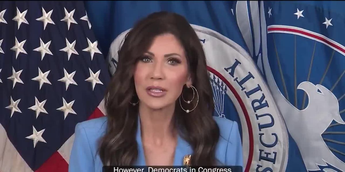 Sioux Gateway & Sioux Falls Regional Airport will not show Kristi Noem’s Homeland Security Secretary video